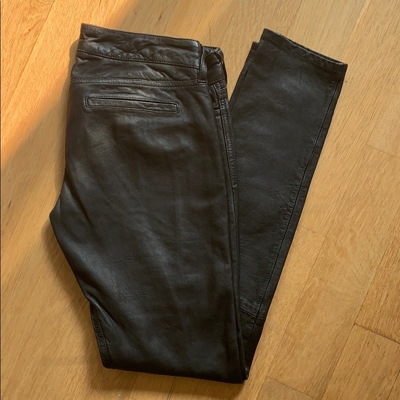 All Saints Mauritius Leather Pants - Picture 7 of 7